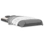 Gray pine solid wood bed frame 75x190 cm by vidaXL, Beds and slatted bases - Ref: Foro24-823486, Price: 90,12 €, Discount: %