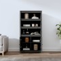 Tall sideboard solid gray pine wood 80x35x154 cm by vidaXL, Sideboards - Ref: Foro24-823521, Price: 135,35 €, Discount: %