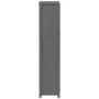 Tall sideboard solid gray pine wood 80x35x154 cm by vidaXL, Sideboards - Ref: Foro24-823521, Price: 135,35 €, Discount: %