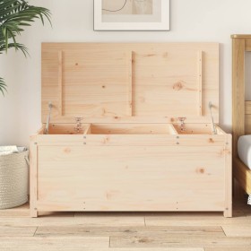 Aufbewahrungsbox aus massivem Kiefernholz 110x50x45,5 cm von vidaXL, Schränke und Lagerung - Ref: Foro24-823539, Preis: 131,1...