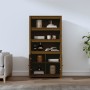 High sideboard solid honey brown pine wood 80x35x154 cm by vidaXL, Sideboards - Ref: Foro24-823522, Price: 135,35 €, Discount: %