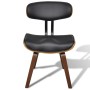 Esszimmerstühle 2 Einheiten aus gebogenem Holz und Kunstleder von vidaXL, Essstühle - Ref: Foro24-241054, Preis: 283,02 €, Ra...