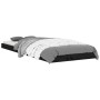 Estructura de cama madera maciza de pino negro 75x190 cm de vidaXL, Camas y somieres - Ref: Foro24-823488, Precio: 78,95 €, D...