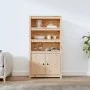 Sideboard aus massivem Kiefernholz, 80 x 35 x 154 cm von vidaXL, Sideboards - Ref: Foro24-823519, Preis: 141,09 €, Rabatt: %