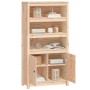 Sideboard aus massivem Kiefernholz, 80 x 35 x 154 cm von vidaXL, Sideboards - Ref: Foro24-823519, Preis: 142,85 €, Rabatt: %