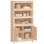 Solid pine wood sideboard 80x35x154 cm by vidaXL, Sideboards - Ref: Foro24-823519, Price: 141,09 €, Discount: %