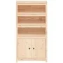 Solid pine wood sideboard 80x35x154 cm by vidaXL, Sideboards - Ref: Foro24-823519, Price: 141,09 €, Discount: %