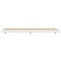 Estructura de cama madera maciza de pino blanco 100x200 cm de vidaXL, Camas y somieres - Ref: Foro24-823490, Precio: 87,60 €,...