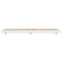 Estructura de cama madera maciza de pino blanco 100x200 cm de vidaXL, Camas y somieres - Ref: Foro24-823490, Precio: 86,52 €,...