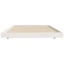 Estructura de cama madera maciza de pino blanco 100x200 cm de vidaXL, Camas y somieres - Ref: Foro24-823490, Precio: 86,52 €,...