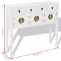 White Solid Wood Chinese Style Sideboard by vidaXL, Sideboards - Ref: Foro24-242647, Price: 198,02 €, Discount: %