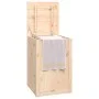 Wäschetruhe aus massivem Kiefernholz 44x44x66 cm von vidaXL, Wäschekörbe - Ref: Foro24-823564, Preis: 67,28 €, Rabatt: %