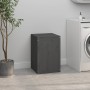 Wäschekoffer aus massivem Kiefernholz grau 44x44x66 cm von vidaXL, Wäschekörbe - Ref: Foro24-823566, Preis: 78,18 €, Rabatt: %