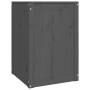 Baúl para la colada madera maciza de pino gris 44x44x66 cm de vidaXL, Cestas para ropa - Ref: Foro24-823566, Precio: 78,18 €,...