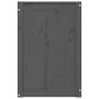 Baúl para la colada madera maciza de pino gris 44x44x66 cm de vidaXL, Cestas para ropa - Ref: Foro24-823566, Precio: 78,18 €,...