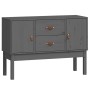 Sideboard aus massivem Kiefernholz grau 110x40x78 cm von vidaXL, Sideboards - Ref: Foro24-823526, Preis: 106,64 €, Rabatt: %