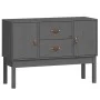 Sideboard aus massivem Kiefernholz grau 110x40x78 cm von vidaXL, Sideboards - Ref: Foro24-823526, Preis: 106,64 €, Rabatt: %