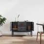 Sideboard aus massivem Kiefernholz grau 110x40x78 cm von vidaXL, Sideboards - Ref: Foro24-823526, Preis: 106,64 €, Rabatt: %