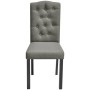 Swivel dining chairs 4 units gray fabric by vidaXL, dining chairs - Ref: Foro24-242224, Price: 246,85 €, Discount: %