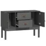 Sideboard aus massivem Kiefernholz grau 110x40x78 cm von vidaXL, Sideboards - Ref: Foro24-823526, Preis: 106,64 €, Rabatt: %