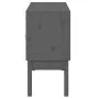 Sideboard aus massivem Kiefernholz grau 110x40x78 cm von vidaXL, Sideboards - Ref: Foro24-823526, Preis: 106,64 €, Rabatt: %