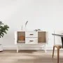 Sideboard aus massivem weißem Kiefernholz, 110 x 40 x 78 cm von vidaXL, Sideboards - Ref: Foro24-823525, Preis: 154,05 €, Rab...