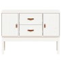 Aparador madera maciza de pino blanco 110x40x78 cm de vidaXL, Aparadores - Ref: Foro24-823525, Precio: 155,93 €
