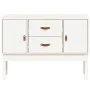 Sideboard aus massivem weißem Kiefernholz, 110 x 40 x 78 cm von vidaXL, Sideboards - Ref: Foro24-823525, Preis: 154,05 €, Rab...