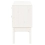 Aparador madera maciza de pino blanco 110x40x78 cm de vidaXL, Aparadores - Ref: Foro24-823525, Precio: 155,93 €