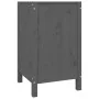 Wäschetruhe aus massivem, grauem Kiefernholz, 44 x 44 x 76 cm von vidaXL, Wäschekörbe - Ref: Foro24-823576, Preis: 65,62 €, R...