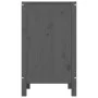 Wäschetruhe aus massivem, grauem Kiefernholz, 44 x 44 x 76 cm von vidaXL, Wäschekörbe - Ref: Foro24-823576, Preis: 65,62 €, R...