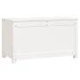 Aufbewahrungsbox aus massivem Weißkiefernholz, 80 x 40 x 45,5 cm von vidaXL, Schränke und Lagerung - Ref: Foro24-823535, Prei...