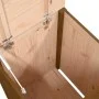 Wäschetruhe aus massivem honigbraunem Kiefernholz, 44 x 44 x 66 cm von vidaXL, Wäschekörbe - Ref: Foro24-823567, Preis: 61,52...