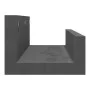 Wandregale 2 Stück massives graues Kiefernholz 50x12x9 cm von vidaXL, Regale und Regale - Ref: Foro24-823586, Preis: 23,79 €,...