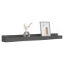 Wall shelves 2 pcs solid gray pine wood 110x12x9 cm by vidaXL, Shelves and shelves - Ref: Foro24-823596, Price: 40,87 €, Disc...