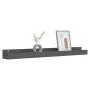 Wall shelves 2 pcs solid gray pine wood 110x12x9 cm by vidaXL, Shelves and shelves - Ref: Foro24-823596, Price: 34,36 €, Disc...