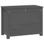 Gray solid pine wood storage box 60x32x45.5 cm by vidaXL, Closets and storage - Ref: Foro24-823546, Price: 88,55 €, Discount: %