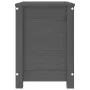 Gray solid pine wood storage box 60x32x45.5 cm by vidaXL, Closets and storage - Ref: Foro24-823546, Price: 88,55 €, Discount: %