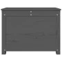Gray solid pine wood storage box 60x32x45.5 cm by vidaXL, Closets and storage - Ref: Foro24-823546, Price: 88,55 €, Discount: %