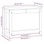 Gray solid pine wood storage box 60x32x45.5 cm by vidaXL, Closets and storage - Ref: Foro24-823546, Price: 88,55 €, Discount: %