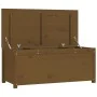 Solid pine wood storage box honey brown 110x50x45.5 cm by vidaXL, Closets and storage - Ref: Foro24-823542, Price: 143,34 €, ...