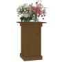 Plant support solid honey brown pine wood 40x40x60 cm by vidaXL, Pot stands - Ref: Foro24-823632, Price: 43,83 €, Discount: %