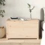 Solid pine wood storage box 80x40x45.5 cm by vidaXL, Closets and storage - Ref: Foro24-823534, Price: 75,60 €, Discount: %