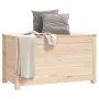 Solid pine wood storage box 80x40x45.5 cm by vidaXL, Closets and storage - Ref: Foro24-823534, Price: 75,60 €, Discount: %