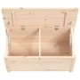Aufbewahrungsbox aus massivem Kiefernholz, 80 x 40 x 45,5 cm von vidaXL, Schränke und Lagerung - Ref: Foro24-823534, Preis: 7...