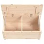 Solid pine wood storage box 80x40x45.5 cm by vidaXL, Closets and storage - Ref: Foro24-823534, Price: 75,60 €, Discount: %