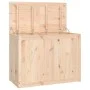 Wäschetruhe aus massivem Kiefernholz, 88,5 x 44 x 66 cm von vidaXL, Wäschekörbe - Ref: Foro24-823569, Preis: 108,84 €, Rabatt: %