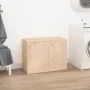 Wäschetruhe aus massivem Kiefernholz, 88,5 x 44 x 66 cm von vidaXL, Wäschekörbe - Ref: Foro24-823569, Preis: 108,84 €, Rabatt: %