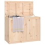 Wäschetruhe aus massivem Kiefernholz, 88,5 x 44 x 66 cm von vidaXL, Wäschekörbe - Ref: Foro24-823569, Preis: 110,23 €, Rabatt: %