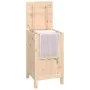 Wäschetruhe aus massivem Kiefernholz, 44 x 44 x 76 cm von vidaXL, Wäschekörbe - Ref: Foro24-823574, Preis: 69,32 €, Rabatt: %